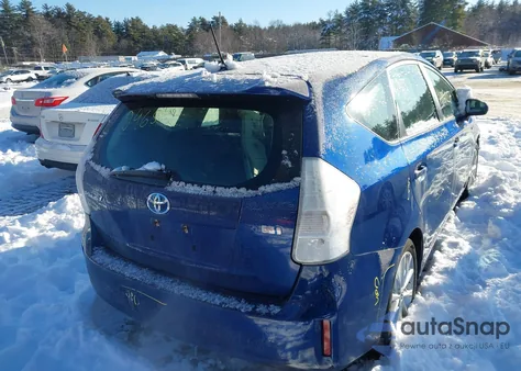 2014 Toyota Prius V Five from USA, damaged, VIN JTDZN3EU4E3361677